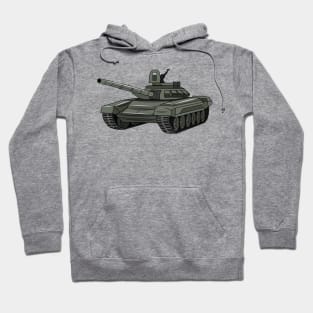 Tank cartoon illustration Hoodie